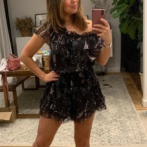 NWT Zimmerman silk playsuit